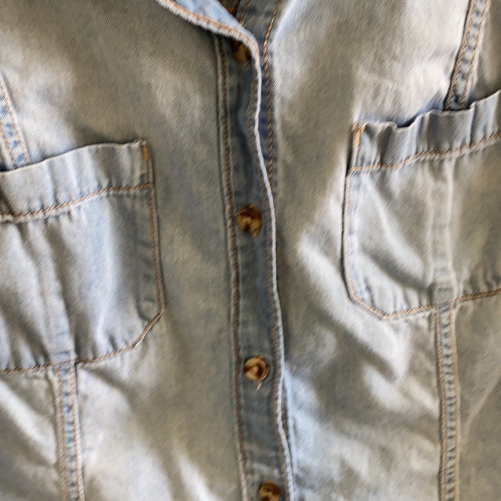 Lauren Conrad denim top - Picture 3 of 6